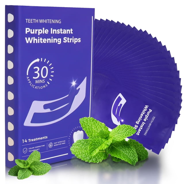 Tiras blanqueadoras VOHEZTA para dientes sensibles (14 tiras)