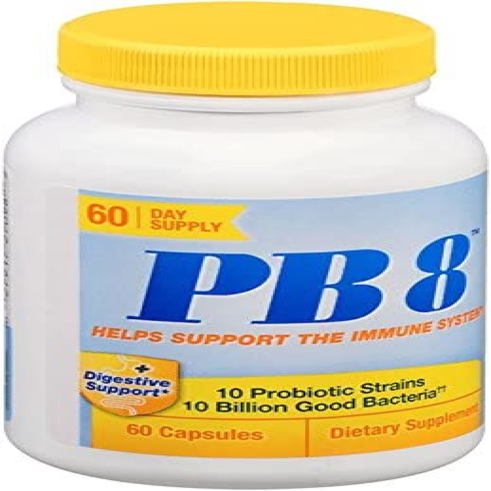 Nutrition Now PB 8 Probiotic Immune System and Digestive Support* Dietary Supplement, 60 Count