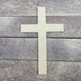 thumbnail image 2 of 7"Traditional Wall Cross #44, Unfinished Wood Art Shape by Wooden Craft Cutouts, 2 of 2