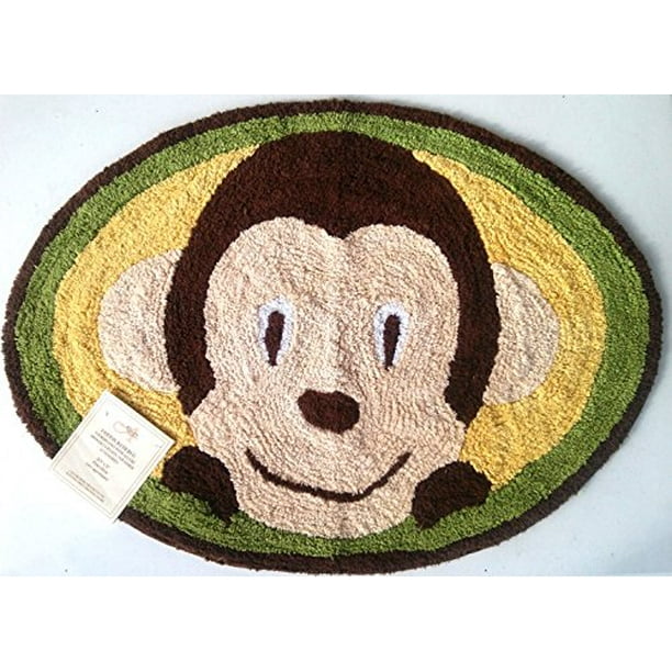 Motion Monkey Cotton Bath Rug