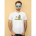 thumbnail image 2 of Escaping Primeval Ages T-Shirt Men -Wilfred Hildonen Designs, Male 3X-Large, 2 of 4