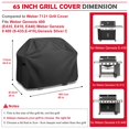 thumbnail image 3 of Cubierta para parrilla ZHSX 165x64x113 cm impermeable 600D ajustable, 3 of 7