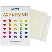 MEDca Acne Care Pimple Patch Absorbing Cover - Cheek Size Acne Spot Treatment Hydrocolloid Bandage