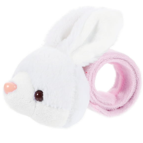 Bracelet Claquant Lapin en Peluche Bracelet Poignet Animal en Peluche Bande Claquante Thème Animal Bande Claquante