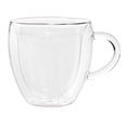 thumbnail image 1 of Safdie & Co. Premium Barista Glass Coffee Mugs with Handle, Transparent Tea Glasses for Hot/Cold Beverages, Perfect Design for Americano, Cappuccinos, Latte or Macchiato, Tea and Beverage 2 Pieces, 1 of 4
