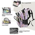 thumbnail image 5 of ALAZA Unicorns and Rainbows School Backpack Elementary Bag Bookbag Travel Rucksack, 5 of 6