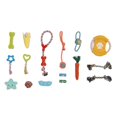 thumbnail image 1 of Dog Rope Toys Set Bite Resistant Cotton Rope Durable Tough Dog Rope Chew Toys for Teeth Grinding and Cleaning, 1 of 1