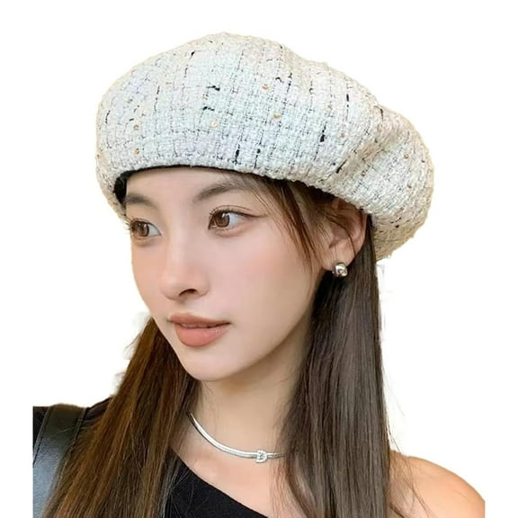 Vintage Berets for Women French Beret Hats for Women Chic Beanies Painter Cap Octagonal Cap Fall Winter Hat Accessories