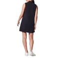 thumbnail image 3 of Lucakuins Vestido sin mangas de verano para mujer Color sólido Sin mangas Medio cuello alto Línea A Vestido suelto con bolsillo Lucakuins  moda, 3 of 6