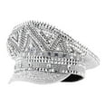 thumbnail image 3 of yuksok Steampunk Hat Sequin Classic Headwear for Music Festival Dress up Costume Ball, 3 of 9