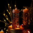 thumbnail image 4 of 60 Pieces Golden Artificial Flowers for Floating Candles Centerpiece 6 Inch Fake Mini Flower Filler Branch Vase Fillers Filling in Floating Candles for Wedding Centerpiece Dinning Table Party Home, 4 of 8