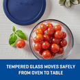 thumbnail image 3 of Anchor Hocking Glass Food Storage Container with Lid, 4 Cup Round, 3 of 7