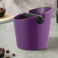 thumbnail image 1 of Cubo De La Basura Coffee Slag Knock Box Antideslizante Espresso Grind Papelera para Barista (Púrpura), 1 of 6