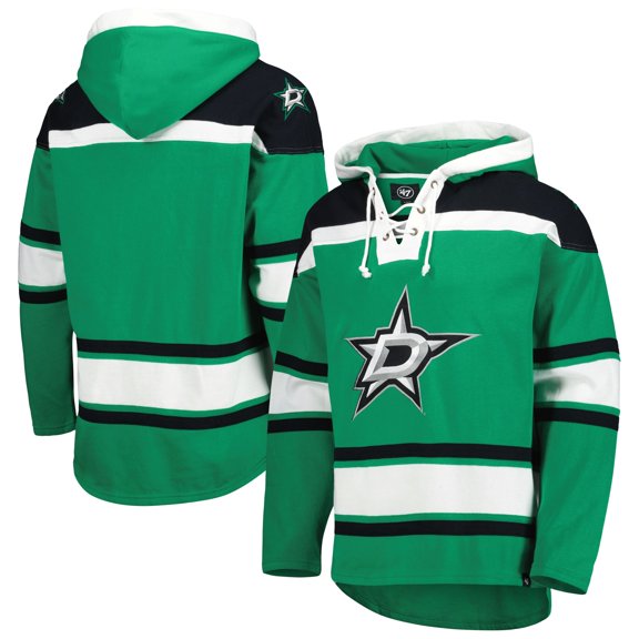 Men's '47 Kelly Green Dallas Stars Superior Lacer Hoodie