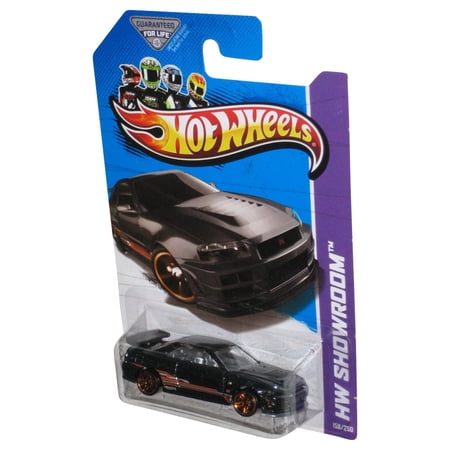 Hot Wheels HW Showroom (2012) Black Nissan Skyline GT-R R34 Toy Car 158/250