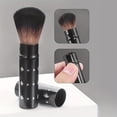 thumbnail image 1 of CHUANK 1 Pce Pinceau à Blush en Métal - Poils en Nylon Premium Multifonctionnels Réutilisables Non Parfumés pour Tous Types de Peau Design en Forme de Paume Pinceau Cosmétique pour Maquillage Parfait, 1 of 7