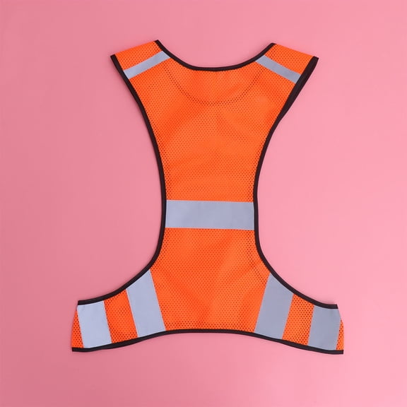Pawsdot Reflective Safety Vest Orange High Visibility for Day and Night Use