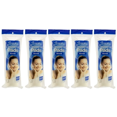 Cotton Rounds for Face (500-Count), 100% Pure Cotton Makeup Remover Pads, Hypoallergenic, Soft and Absorbent