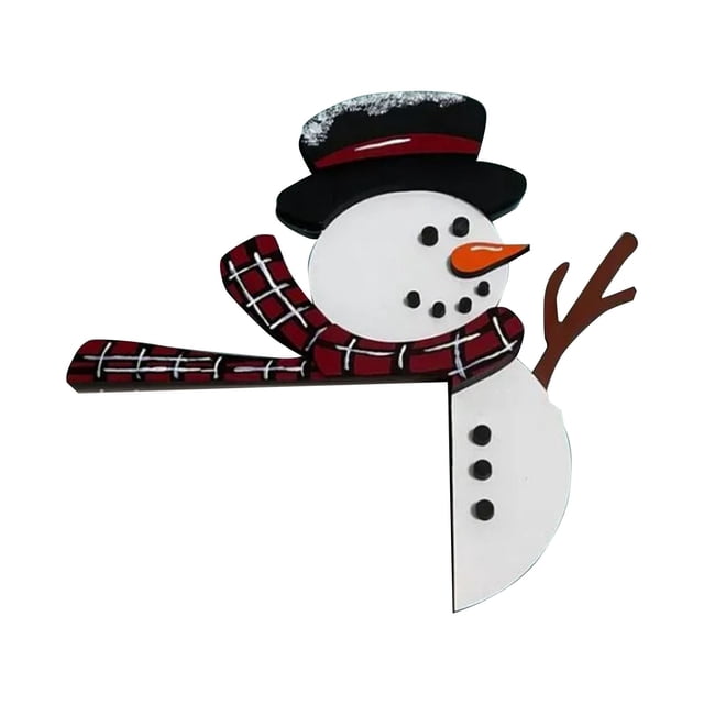 Fall Decorations Indoor Christmas Door Frame Decoration Snowman Santa Penguin Front Door Corner Sign Decor Home Wooden Door Frame Ornament Party Table Decor Props Gift For Wall Window DIY Craft