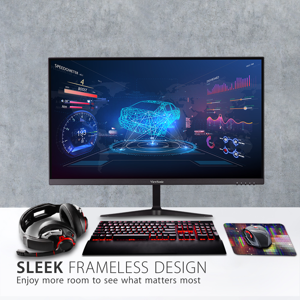 ViewSonic OMNI VX2718-P-MHD 27 Inch 1080p 1ms 165Hz Gaming Monitor with Adaptive  Sync, Eye Care, HDMI and DisplayPort