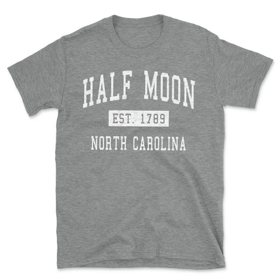 Half Moon North Carolina Classic Established Men's Cotton T-Shirt