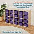 thumbnail image 3 of Scoop Front Storage Bin, Multipurpose Organization, Purple, 20-Piece, 3 of 3