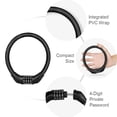 thumbnail image 3 of Bike Portable Lock 4 Digit Cable Lock Pocket Size Bicycle Lock Security Lock Bike Anti-Theft Code Lock for Bike Electric Scooter, 3 of 8