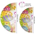 thumbnail image 4 of Dreamtimes Easter Eggs Christmas Tree Skirt 36", Easter Tree Skirt Double Layers Polyester Easter Tree Skirt for Easter Holiday Party Decoration, 4 of 6