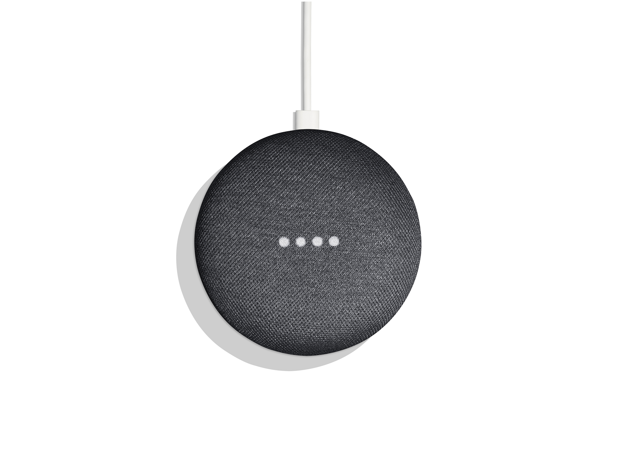 Google Home Mini Smart Speaker - Wireless Speaker(s) - Charcoal - 360??? Circle Sound - Wireless LAN - Bluetooth - Voice Command, Multi Device Pairing, Chromecast, Chromecast Audio, Micro USB Port, Sm - image 5 of 6