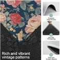 thumbnail image 3 of Pioneer Flower Floral Print Pattern Kitchen Rugs Sets Of 3,Kitchen Runner Rugs Non Skid Washable,Decorative Kitchen Floor Mats for Kitchen,Sink,Laundry,17"x30"+ 17"x47" + 17"x59", 3 of 6