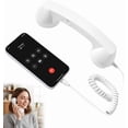 thumbnail image 7 of Vintage Retro Telephone Handset, 2026 New Retro Phone Handset for Smartphone, Retro Telephone Wired Handsets Style Landline Handle Receiver for Cell Mobile Video, Calls, Meetings (Blue, Type-C), 7 of 7