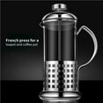 thumbnail image 4 of Hervidor de café Inteprter prensa percolador cocina accesorios a prueba de herrumbre 350ML, 4 of 6