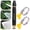 B, variant on High Pressure Power Washer Nozzle with Metal Connector Set, Garden Hose Sprayer for Car Washing and Outdoor Cleaning, Sturdy Watering and Pressure Cleaning Accessory, A