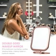 thumbnail image 3 of Milisten Double Sided Makeup Mirror Tabletop Magnifying Mirror Folding Vanity Mirror, 3 of 5