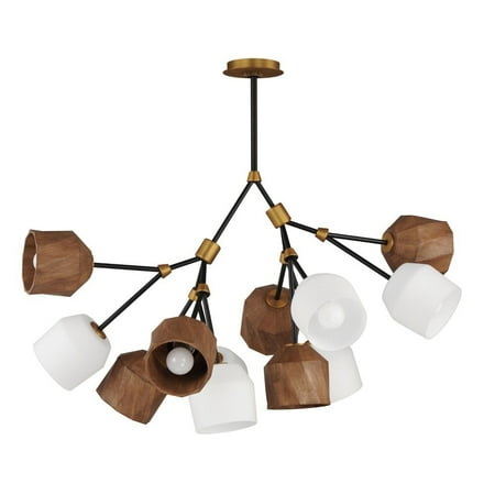 

28278DBZAB-Maxim Lighting-Akimbo - 72W 12 LED Pendant-25.5 Inches Tall and 40.75 Inches Wide