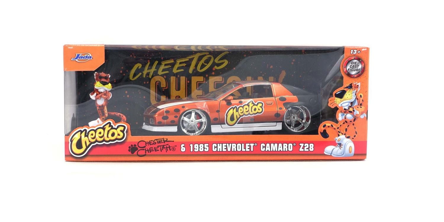 1:24 Cheetos 1985 Chevrolet Camaro Z28 W/Chester Cheetah Figure