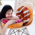 thumbnail image 2 of Soft Cute Plush Donut Cushion Waist Pillow Sofa Seat Banmo, 2 of 4