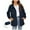 Navy, variant on Lightweight Rain Jacket Women, Yigetop Female Solid Color Hooded Sun Clothing Jacket Lightweight Close Fitting Sports Outdoor Long Sleeve Zipper Jacket Rain Coats for Women Black L