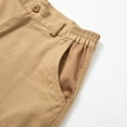 thumbnail image 5 of Kovlvoll Cargo Shorts for Men Elastic Waist Zipper Belt Wide Leg Lightweight Casual Summer Work Shorts with Pocket, 5 of 6