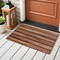 thumbnail image 4 of Western Barn Door Entryway Rug 2'x3'&nbsp; Non Slip Front Door Mats, Country Farmhouses Wooden Grain Brown Entrance Rugs Indoor Outdoor Carpet, Washable Floor Mats Small Area Rug for Bedroom Kitchen, 4 of 8