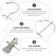 thumbnail image 4 of Percha de metal multicapa para faldas y pantalones con pinzas., 4 of 6