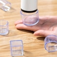 thumbnail image 3 of relayinert 16piece Stool Leg Caps Premium No Gel Required For Reduce Noise And Prevent Transparent 25*25mm, 3 of 6