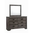 thumbnail image 5 of Picket House Furnishings Grayson Queen Storage Poster 4pc Bedroom Set, Grey Oak, 5 of 8
