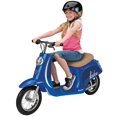 thumbnail image 3 of Razor Pocket Mod Euro 24V 250W Electric Motor Scooter (2-Pack), White & Blue, 3 of 11