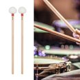 thumbnail image 3 of 2 uds. Baquetas de mazos con mango de madera para bloque de madera, Glockenspiel, carillón, xilófono, accesorios para instrumentos de , rojo CUTICAT Mazos de percusión, 3 of 7