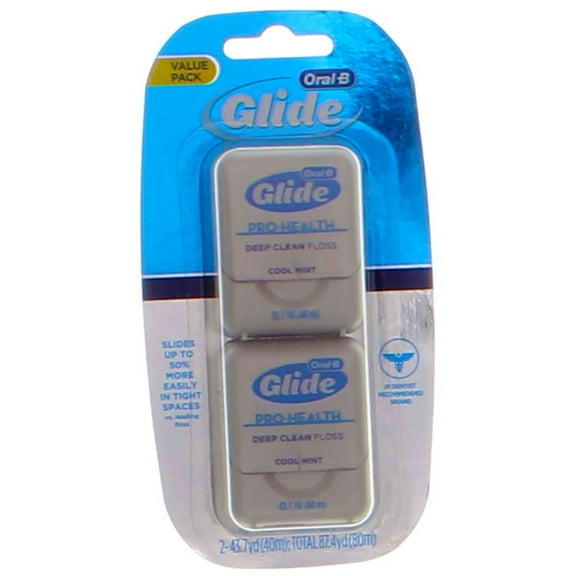 Oral-B Glide Pro- Health Deep Clean Floss, Cool Mint Flavour - 80 Mtr , 3 Pack