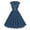 BU2, variant on Cap Sleeve Lapel 50s Style Dresses for Women Vintage 1950s Retro Rockabilly Prom Tea Party Swing Dress with Pockets, Guest Dresses for Women(BU1,S)