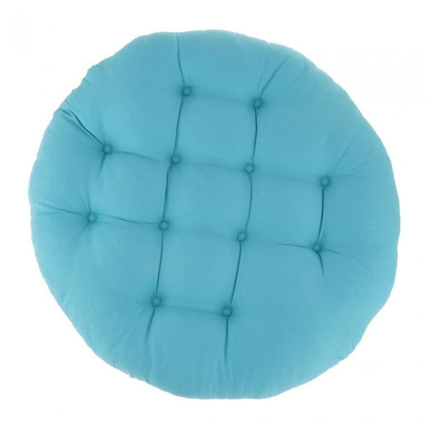Cojín para hamaca, cojín de ratán, cojín para asiento de exterior de 40 cm, sillas columpio Azul