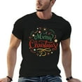 thumbnail image 5 of Merry Christmas Men Short-Sleeve T-Shirt Novelty Graphic Tees Fashion Crew Neck T Shirt Cotton Tops, 5 of 9