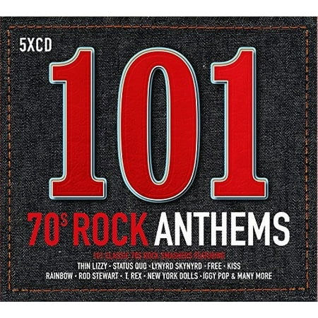 101 70s Rock Anthems / Various (CD) (Best Rock Anthems Ever Tracklist)